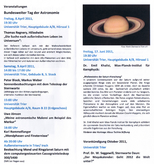Programm 2011